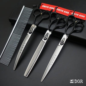 8" Professional Pet Grooming Shears Set - Black