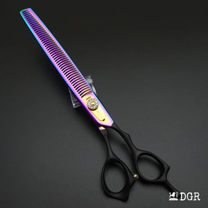 8" Professional Pet Grooming  Thinning Scissors 1Pcs -Rainbow