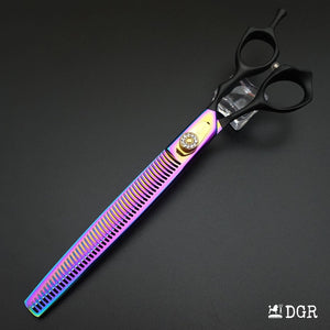 8" Professional Pet Grooming  Thinning Scissors 1Pcs -Rainbow