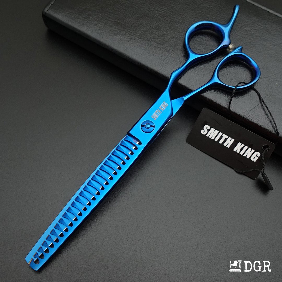 7.5" Professional Pet Grooming Thinning Scissors (Blue)