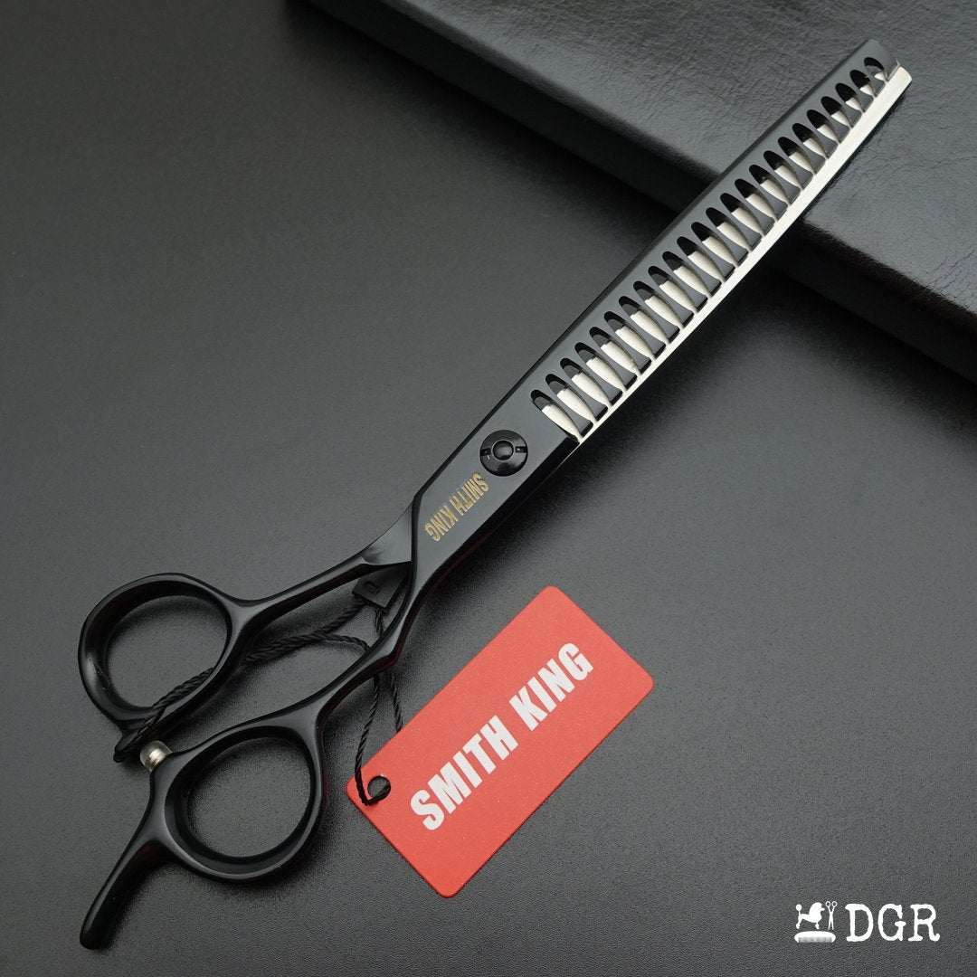 7.5" Professional Pet Grooming Thinning Scissors (Black)