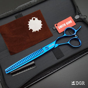 7.5" Professional Pet Grooming Thinning Scissors (Blue)