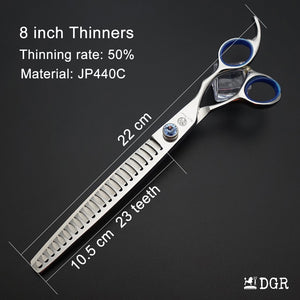 8" Professional Pet Grooming Shears Set - (New product)