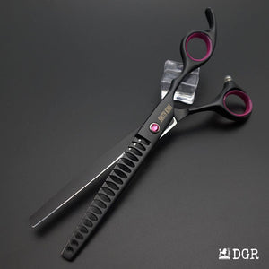 7“ Pro. PET GROOMING Shears 4Pcs set-Black-comb-USA warehouse available