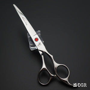 7" Professional Pet Grooming 4Pcs shears-happy dog - (Silver)