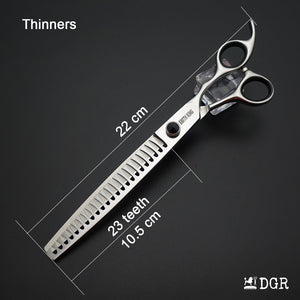 8" Professional Pet Grooming Shears Set - Chunkers 1Pcs-comb