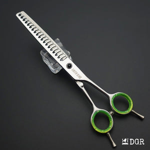 7“ Pro. PET GROOMING Shears 4Pcs-Comb-Silver(USA Stock Available)