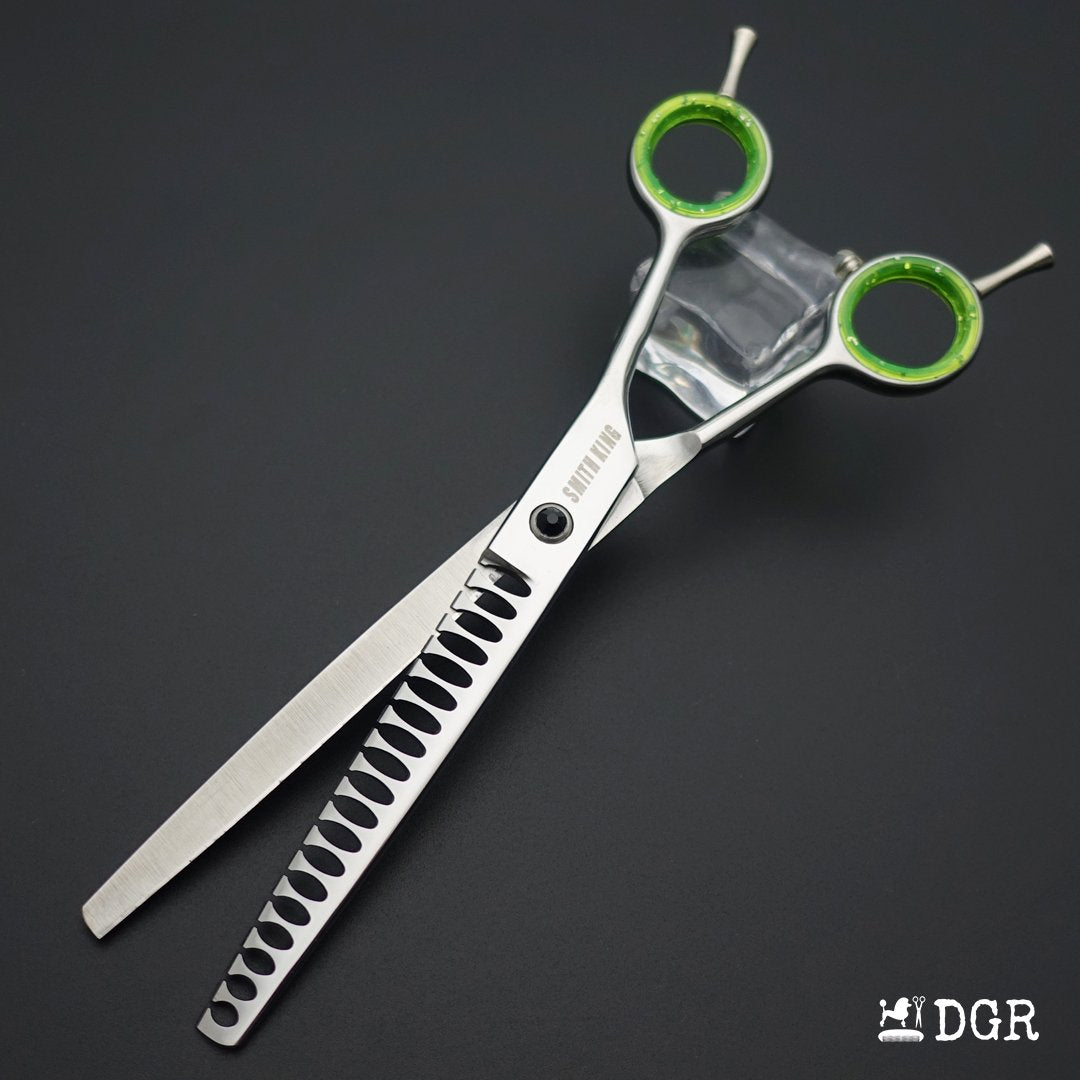 7“ Pro. PET GROOMING Shears 4Pcs-Comb-Silver(USA Stock Available)