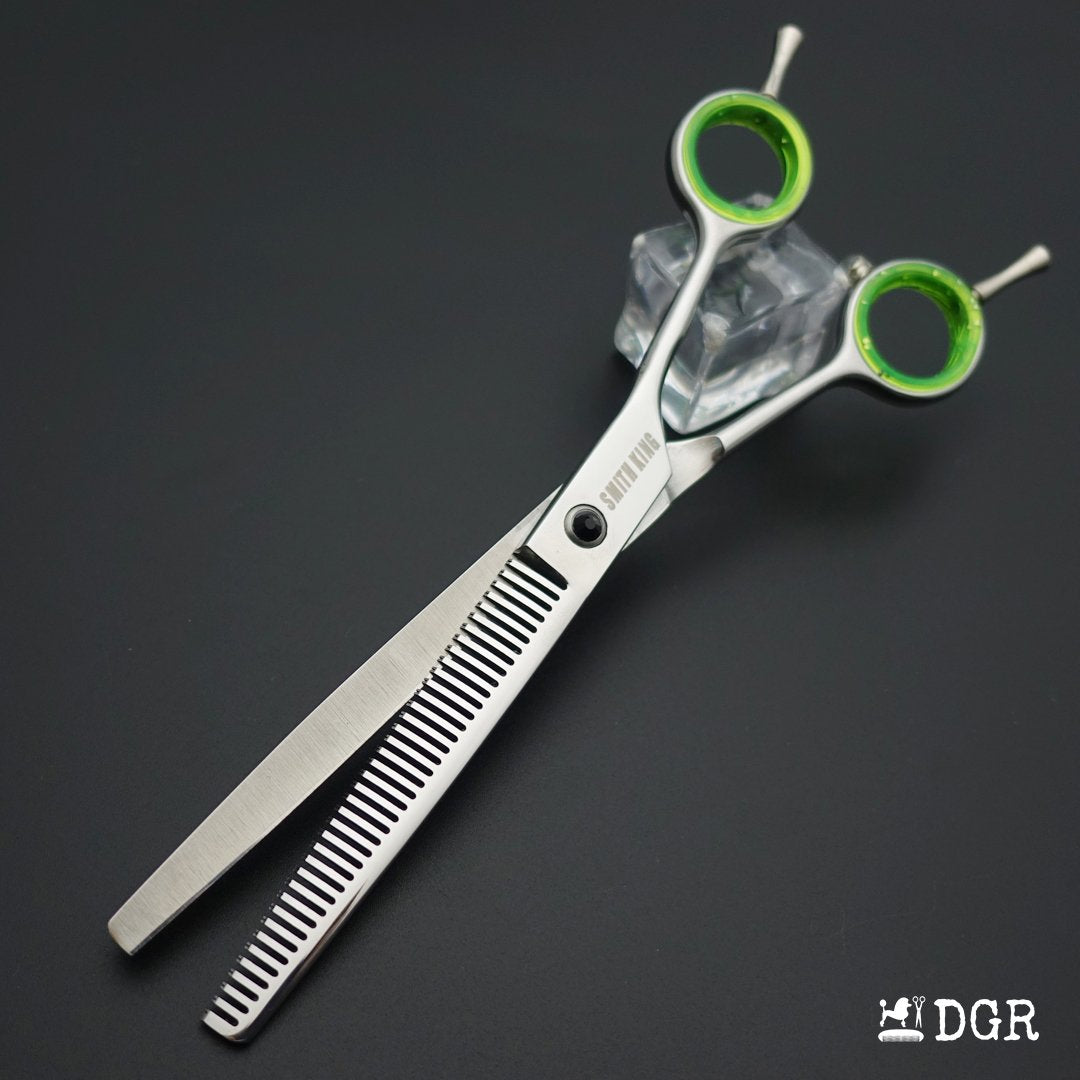 7“ Pro. PET GROOMING Shears 4Pcs-Silver(USA Stock Available)