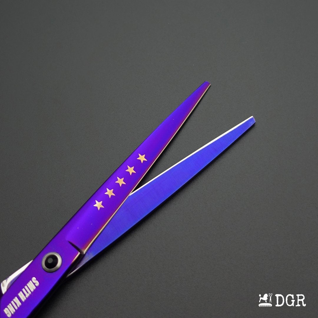 7“ Pro. PET GROOMING Shears 4Pcs-Violet(USA Stock Available)