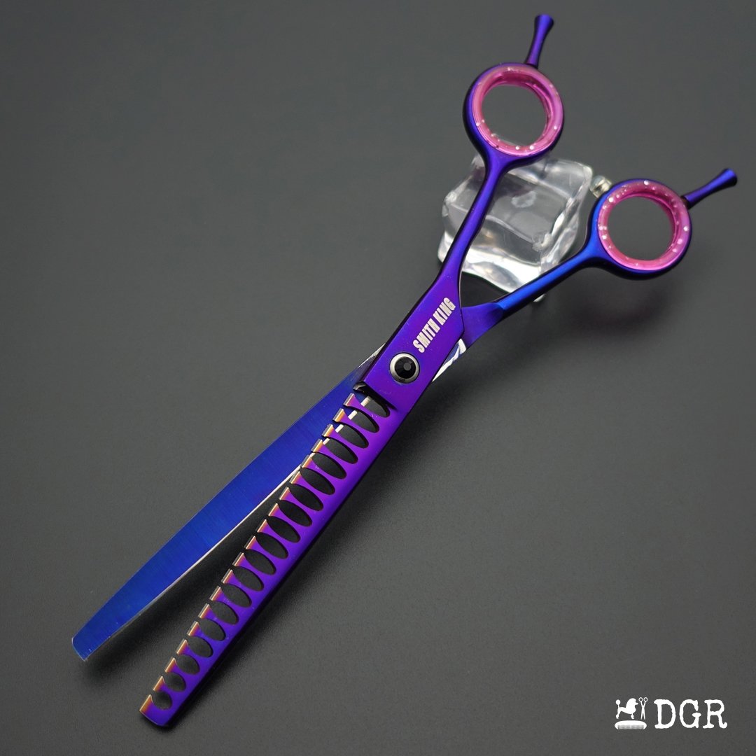 7“ Pro. PET GROOMING Shears 4Pcs-comb (3 colors available）