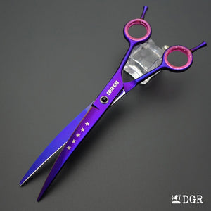 7“ Pro. PET GROOMING Shears 4Pcs-comb (3 colors available）