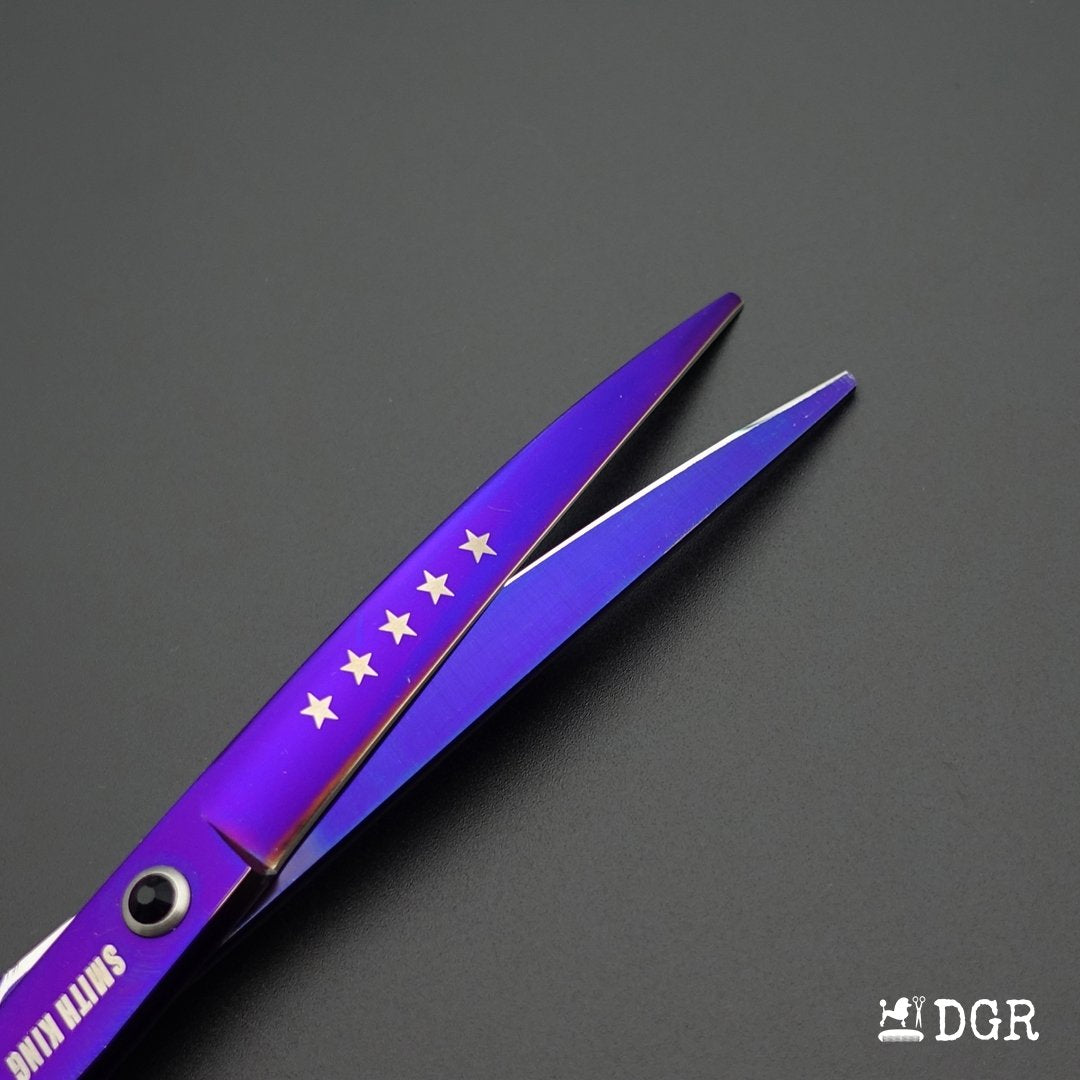 7“ Pro. PET GROOMING Shears 4Pcs-Violet(USA Stock Available)