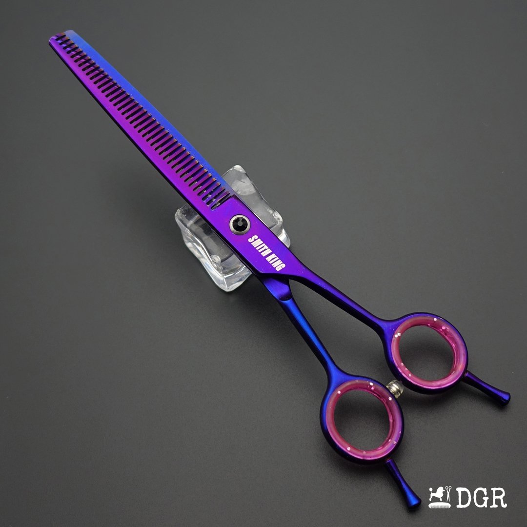 7“ Pro. PET GROOMING Shears 4Pcs-Violet(USA Stock Available)