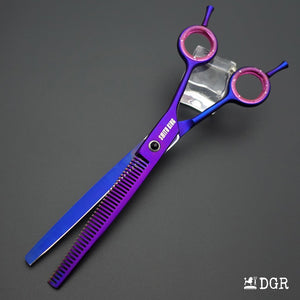 7“ Pro. PET GROOMING Shears 4Pcs-comb (3 colors available）