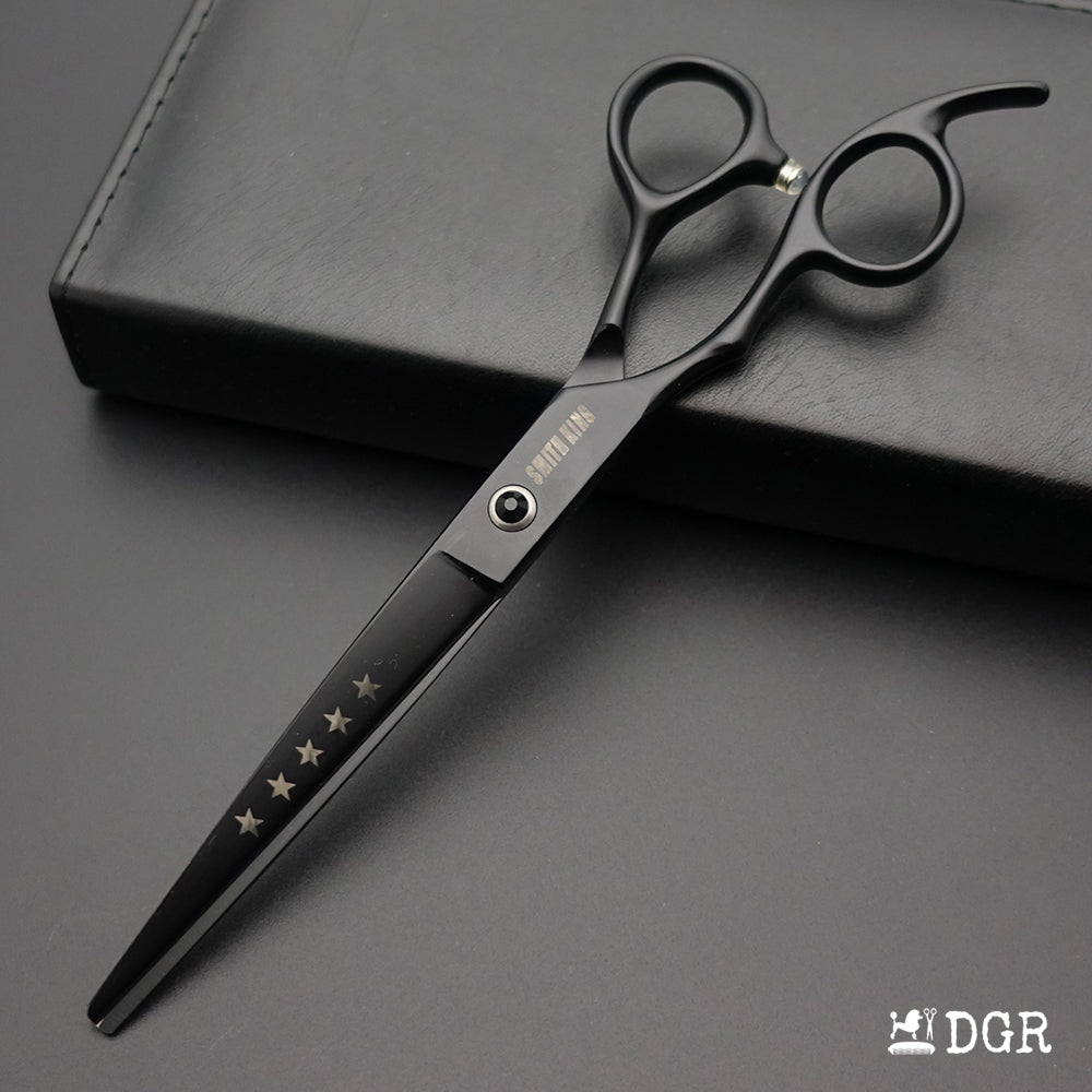 7" left-handed Pro. Pet Grooming Shears 1Pcs -Straight scissors