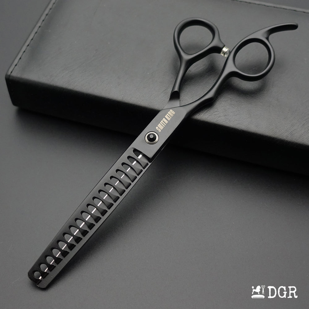 7" left-handed Pro. Pet Grooming Shears 1Pcs -Chunkers Scissors