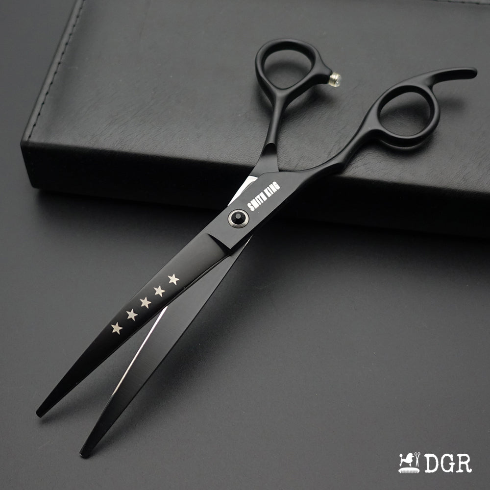 7" left-handed Pro. Pet Grooming Shears 1Pcs -Curved Scissors