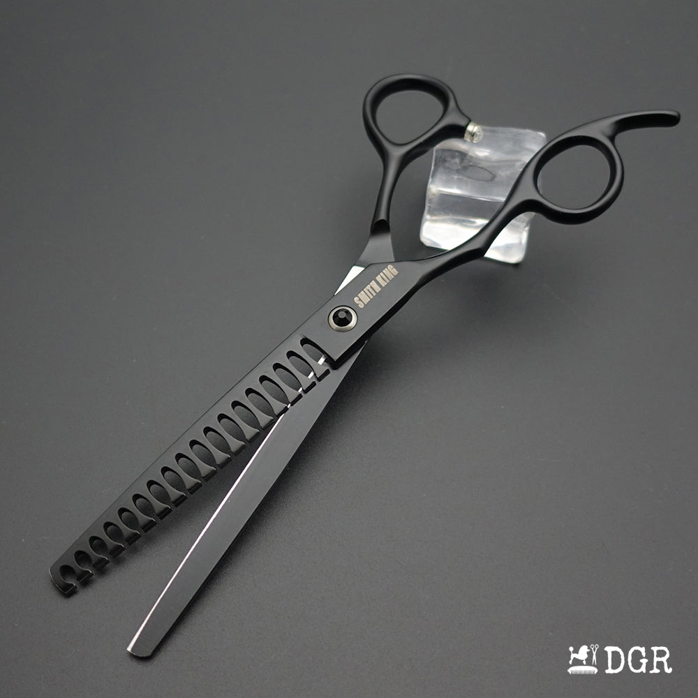 7" left-handed Pro. Pet Grooming Shears 1Pcs -Chunkers Scissors