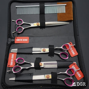 8" Pro. Pet Grooming Scissors 4Pcs set with Comb (New Arrivals)