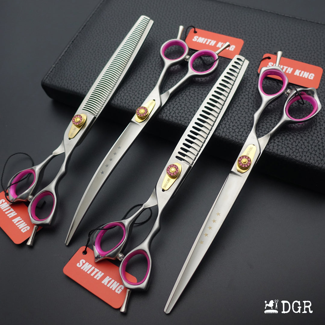 8" Pro. Pet Grooming Scissors 4Pcs set with Comb (New Arrivals)