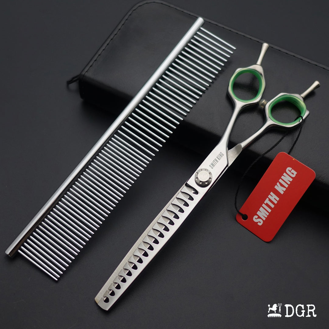 7" Pro. Dog Grooming Scissors Set with Safety Round Tips (New Arrivals)