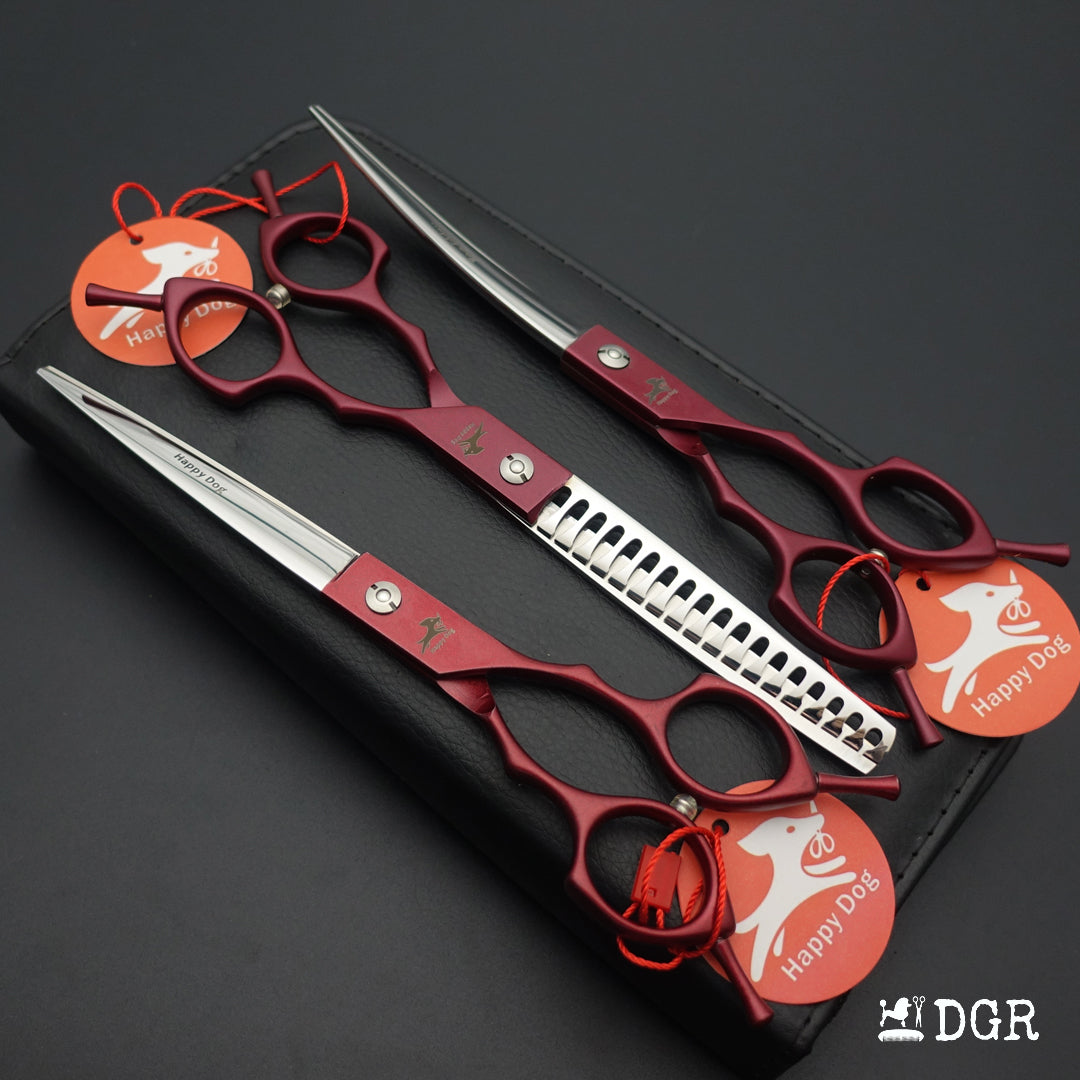 6.75" Pro. Pet Grooming Shears 3Pcs Set With Comb (New Arrivals)