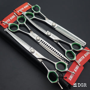 7" Pro. Dog Grooming Scissors Set with Safety Round Tips (New Arrivals)