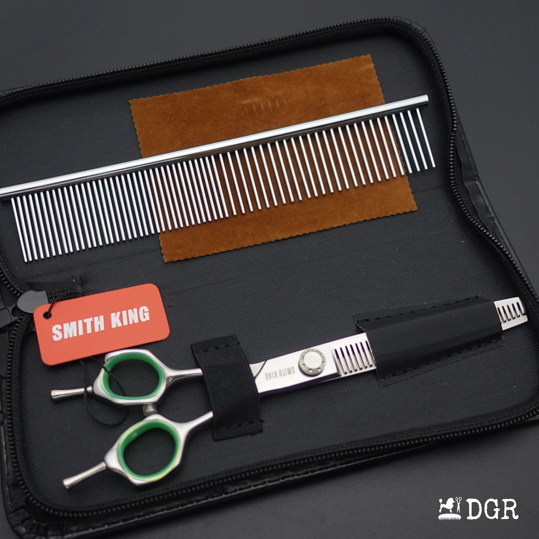 7" Pro. Dog Grooming Scissors Set with Safety Round Tips (New Arrivals)