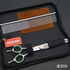 7" Pro. Dog Grooming Scissors Set with Safety Round Tips (New Arrivals)