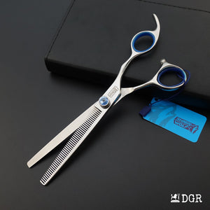 7" Professional Pet Grooming Shears 3Pcs Set -Silver