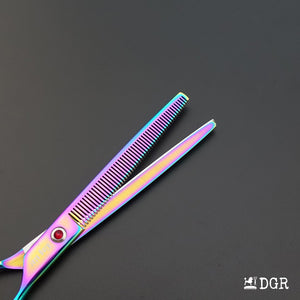 8" Professional Pet Grooming Shears 3Pcs Set - Rainbow（USA Stock Available）