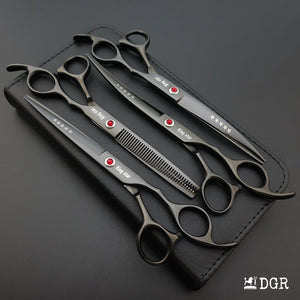 Osaqi 7" Pet Grooming Scissors – Japanese Steel With Safety Ball Tip For Dogs & Cats