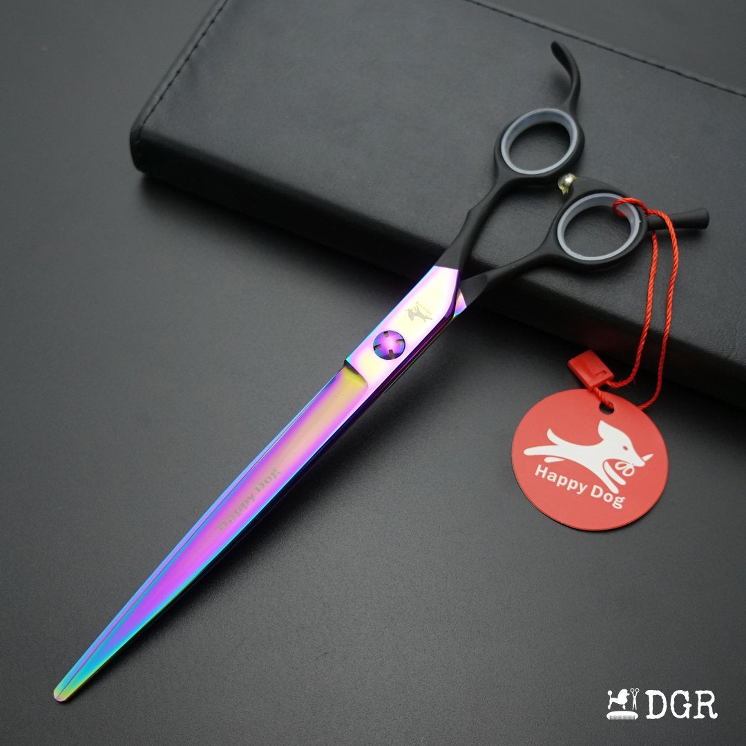 8" Professional Pet Grooming Shears-Cutting -1 Pcs (Rainbow)