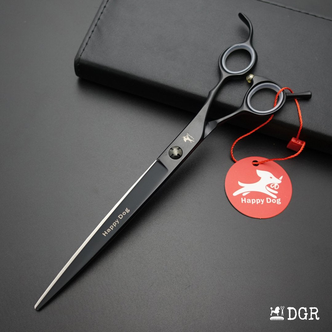 7.5" Professional Pet Grooming Straight Shears -1 Pcs (Black)