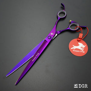 7.5" Professional Pet Grooming Straight Shears - 1 Pcs (Purple)