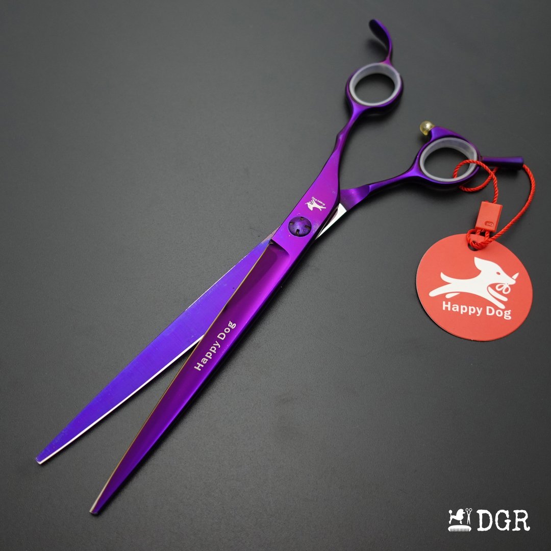 8" Professional Pet Grooming Shears-Cutting -1 Pcs (Purple)