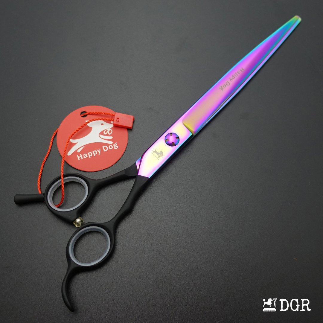 7.5" Professional Pet Grooming Straight Shears -1 Pcs (Rainbow)