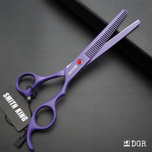 7" Professional Pet Grooming Shears Set (4 pcs - Purple)