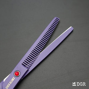 7" Professional Pet Grooming Shears Set (4 pcs - Purple)