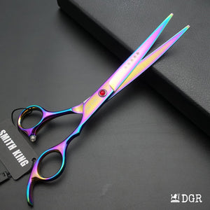 7" Professional Pet Grooming Shears Set-4 pcs-Rainbow- USA warehouse available