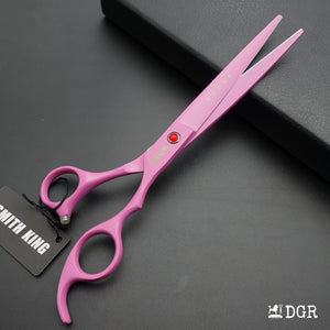 7" Professional Pet Grooming Shears Set - Pink-Violet-USA warehouse available