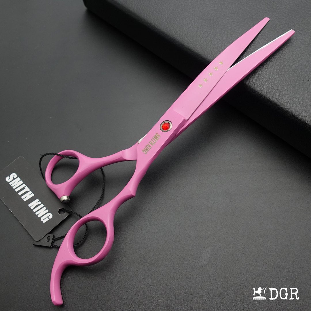 7" Professional Pet Grooming Shears Set - Pink-Violet-USA warehouse available