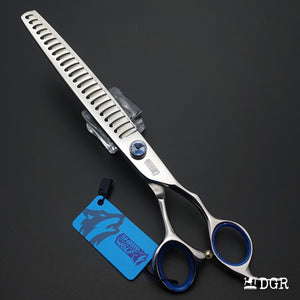 8" Professional Pet Grooming Shears 3Pcs Set -Silver