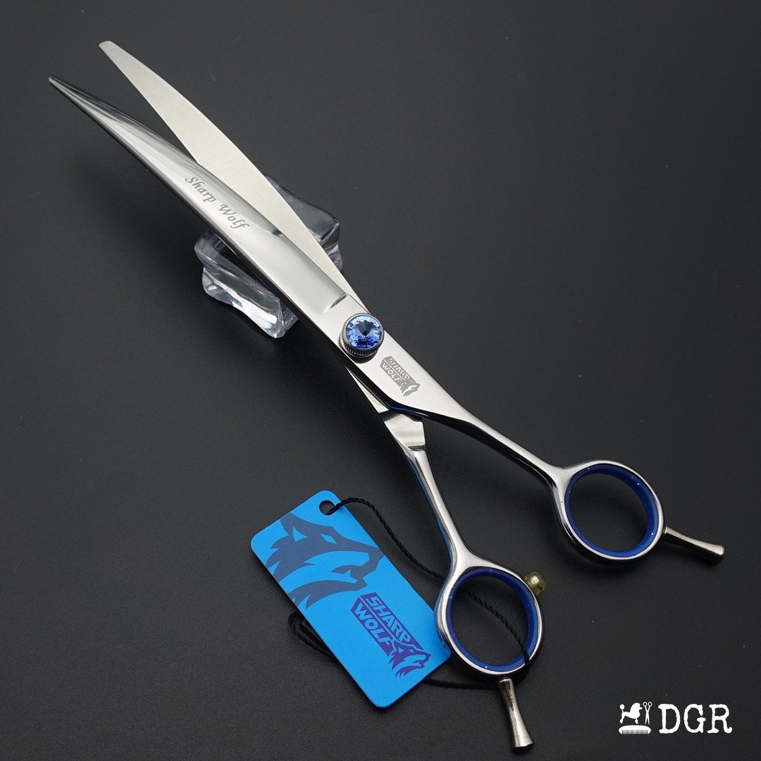 8" Professional Pet Grooming Shears 3Pcs Set -Silver