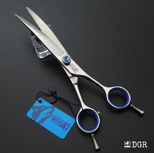 7" left-handed Pro. Pet Grooming Shears 3Pcs Set -Silver