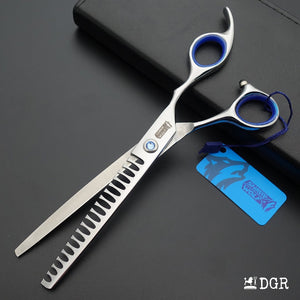 7" Professional Pet Grooming Thinning Scissors (Silver)