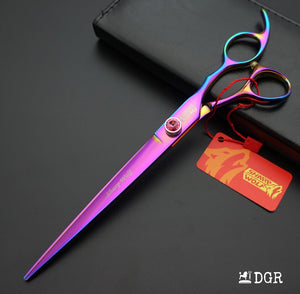 8" Professional Pet Grooming Shears Set -Rainbow