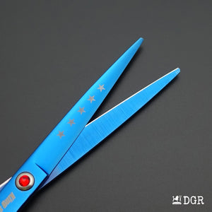 7“  Pro. PET GROOMING Shears 3Pcs set-Blue