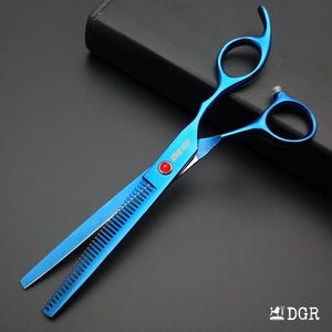 7“  Pro. PET GROOMING Shears 3Pcs set-Blue